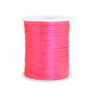 Satijn draad 1.5mm Neon pink